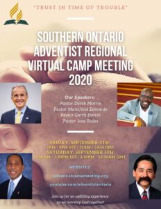 Southern Ontario Adventist Regional Camp Meeting 2020