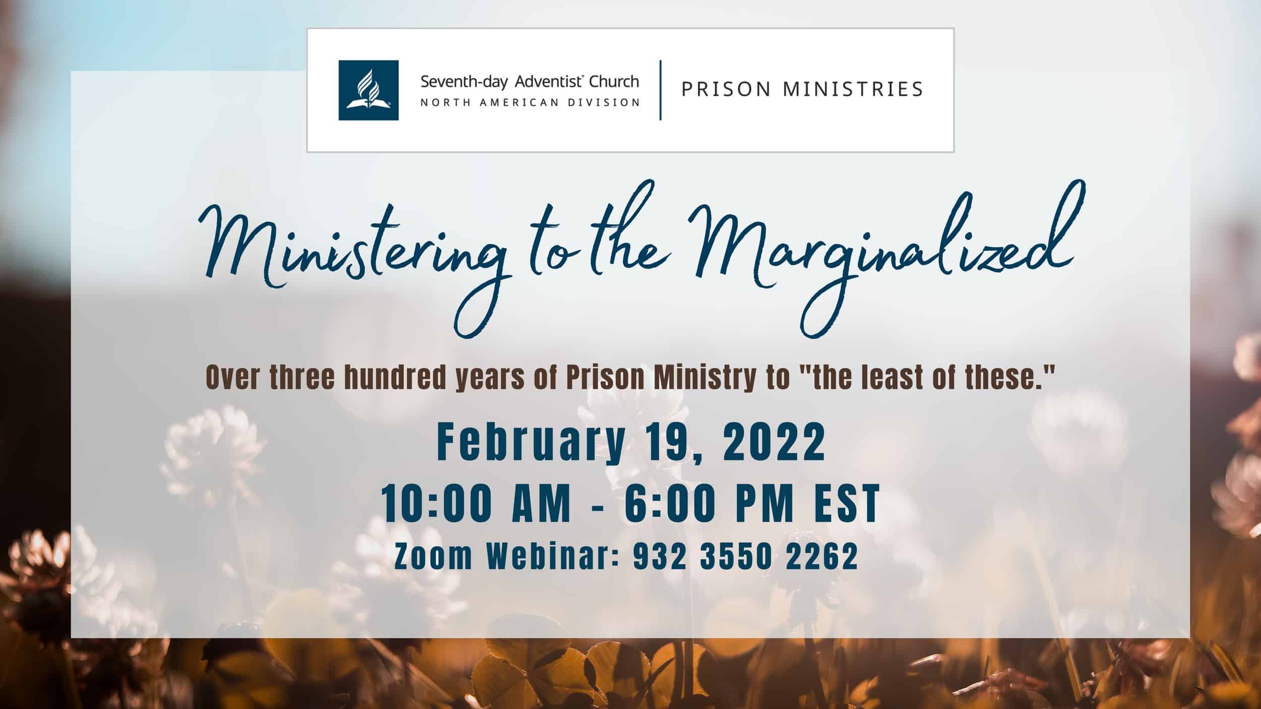 Prison Ministries Summit Flyer