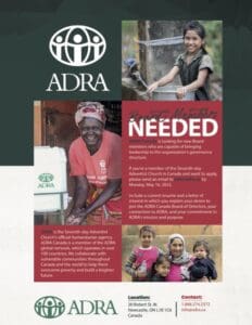 ADRA Canada Board Member Flyer