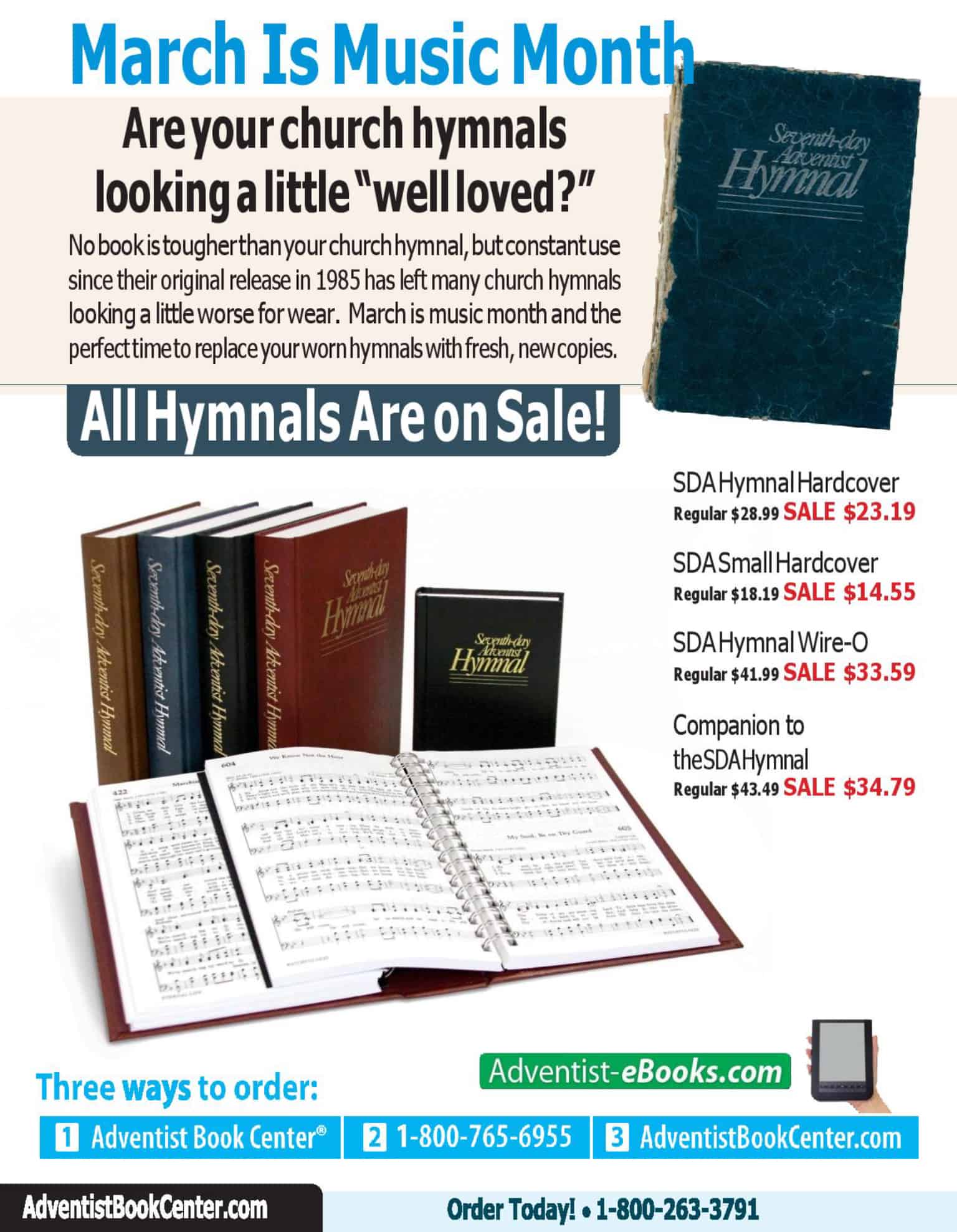 Hymnal sales