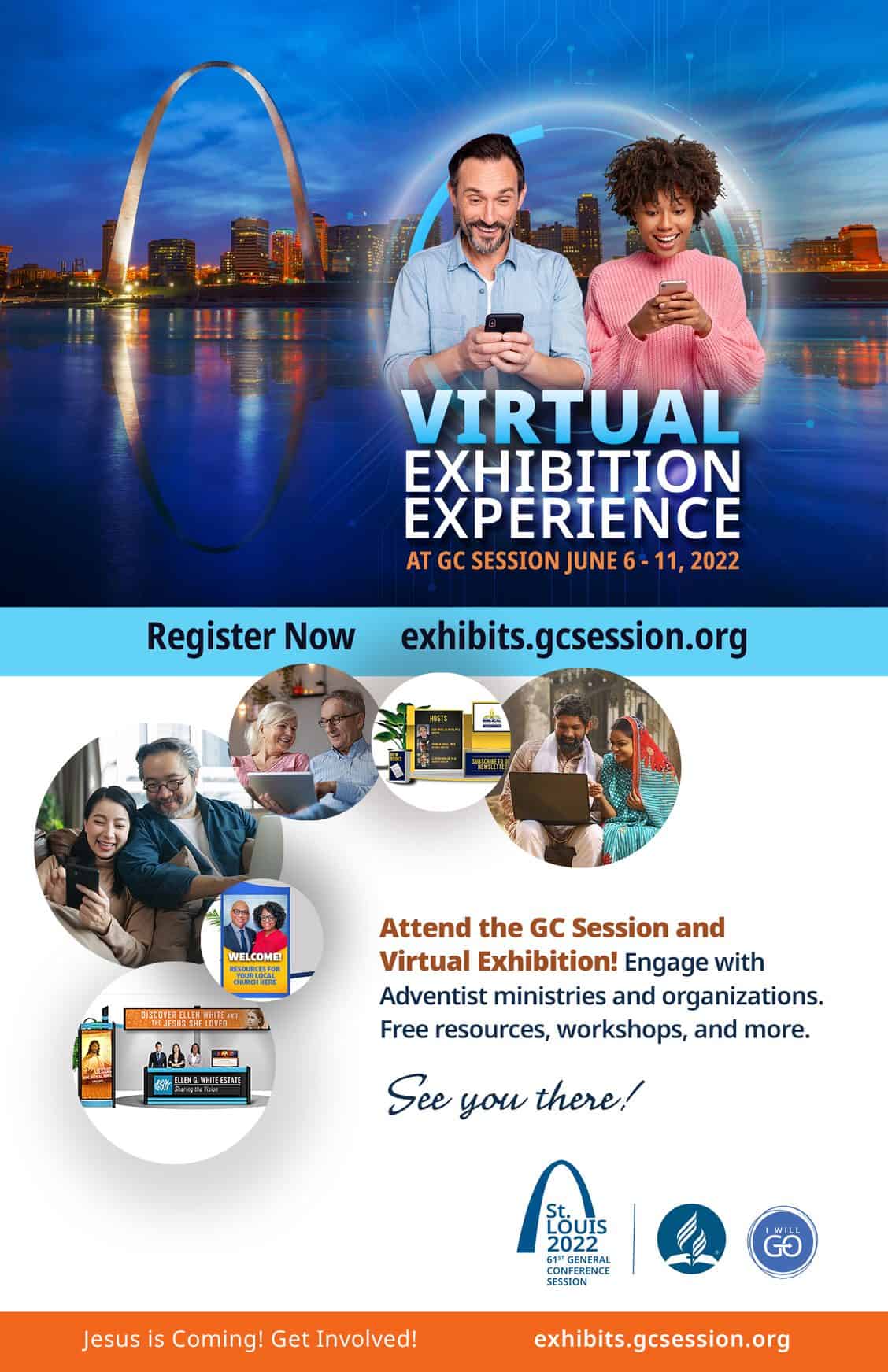 Virtual Exhibition Experience Flyer for GC Session