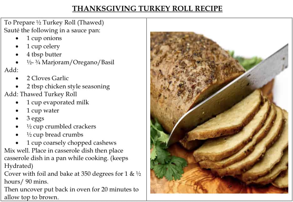 Thanksgiving recipe