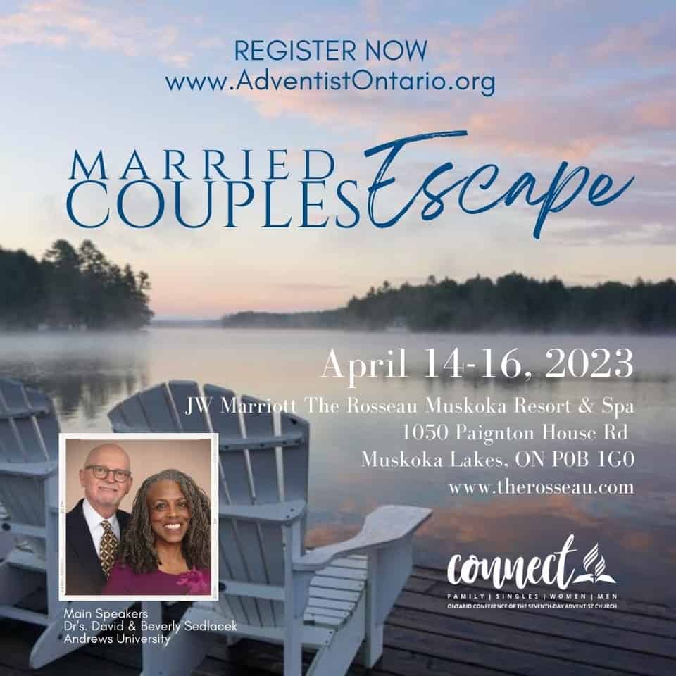 Flyer for the married couples' escape