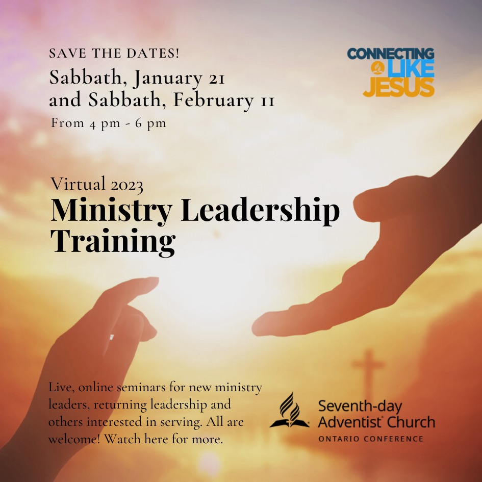 Virtual Ministry Leadership Training flyer