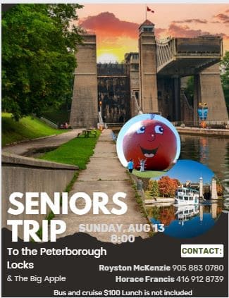 Flyer for the Seniors' Trip