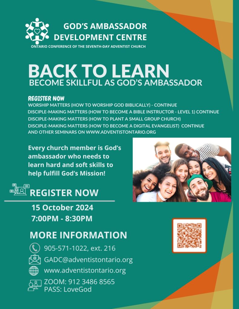 God's Ambassador Center Flyer