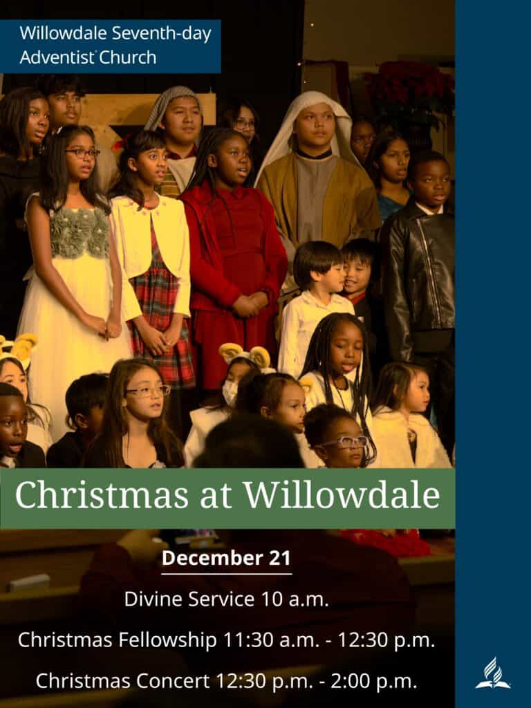 Christmas at Willowdale Poster 2024