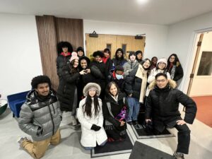 The youth who took part in the Coldest Night of the Year Walk