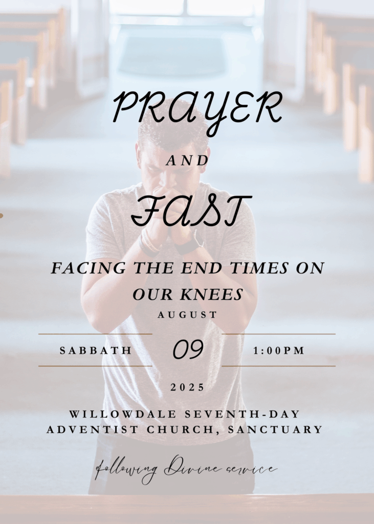 August Prayer & Fast Flyer