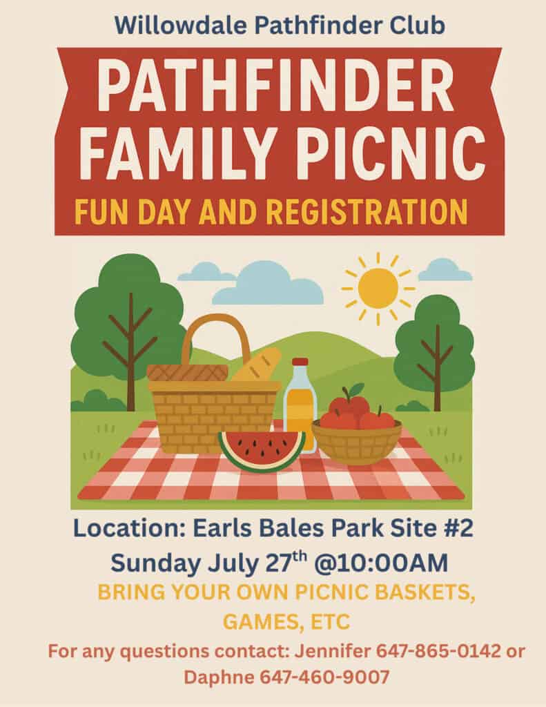 Pathfinder Family Picnic Flyer