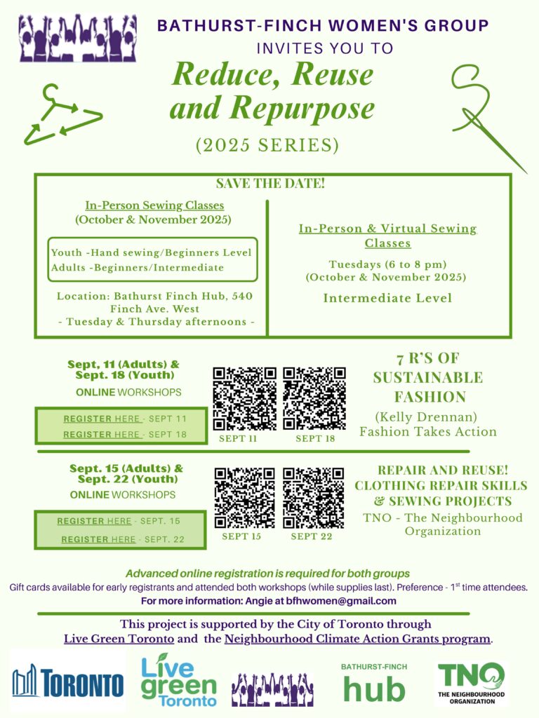 Reduce, Reuse and Repurpose - 2025 Series Flyer