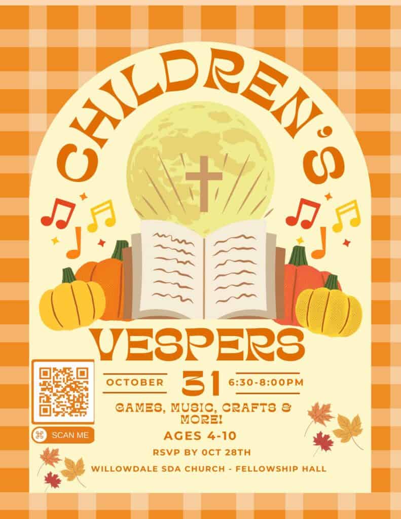 Children's Vespers Poster