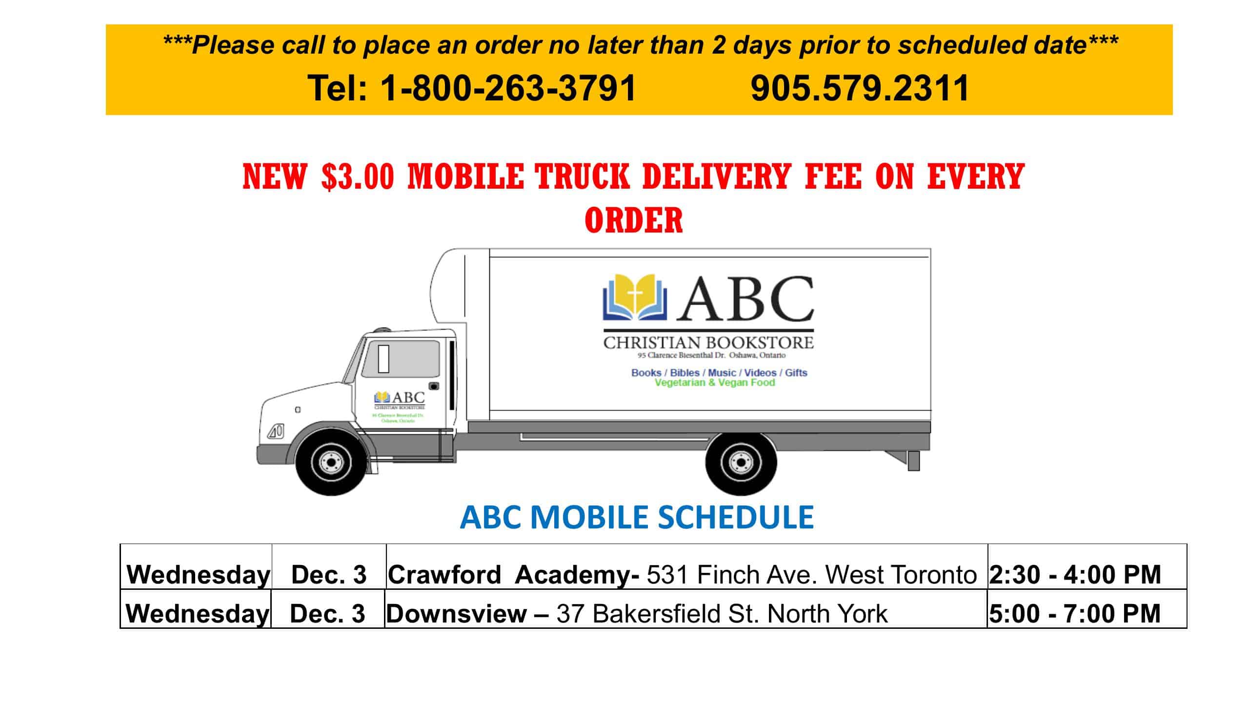 ABC Mobile Truck at Willowdale on December 3