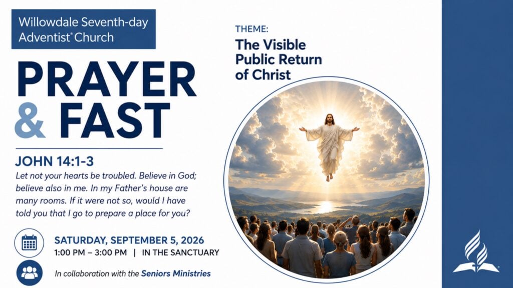 Prayer and Fast poster for September 5